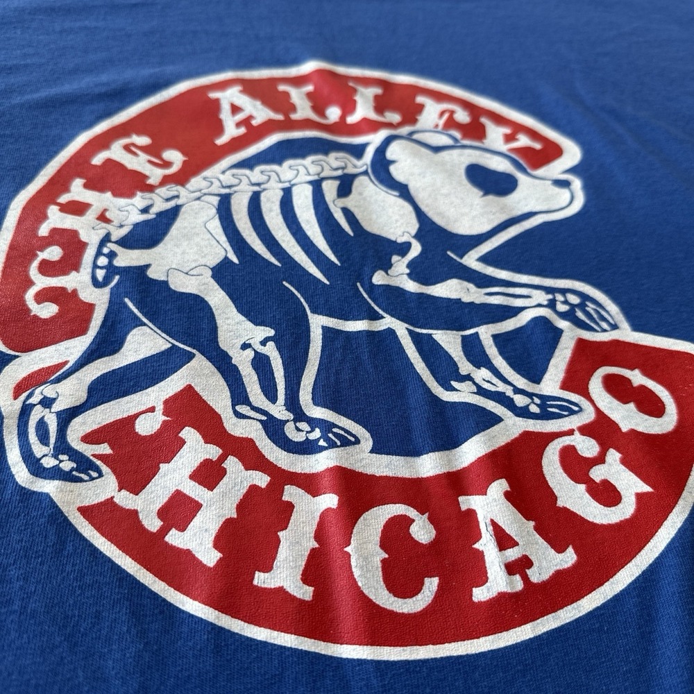 The Alley Chicago T Shirt Size 3XL Golden Heavy Cotton - Picture 2 of 10